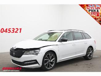 skadebil auto Skoda Superb Combi 2.0 TDI 200 PK DSG SportLine LED ACC Virtual Camera LRHZ AHK 2024/5
