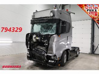 krockskadad bil vrachtwagen Scania S 590 Full Air Alcoa Standairco Retarder ACC 22.637 km! 2025/10