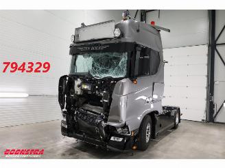 krockskadad bil vrachtwagen Scania S 590 Full Air Alcoa Standairco Retarder ACC 22.637 km! 2025/10
