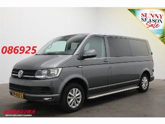 skadebil bedrijf Volkswagen Transporter 2.0 TDI L2-H1 Highline AUT DoKa Glasdak Cruise Airco Navi Leder 2016/6