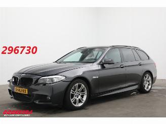 Voiture accidenté BMW 5-serie Touring 535i Aut. High Executive M-Sport Cruise Leder Memory HUD NAVI Bluetooth SHZ PDC 2012/11
