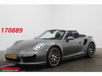 krockskadad bil auto Porsche 911 Cabrio Turbo Sport Chrono PADM PDCC PDLS+ ACC Burmester SHZ 2014/6