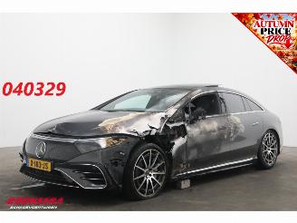 skadebil auto Mercedes EQS 450+ AMG Line 108 kWh Pano LED ACC Burmester Memory Camera AHK 2023/11