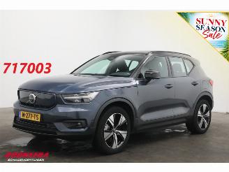krockskadad bil auto Volvo XC40 Recharge Pro Pano LED ACC H/K Memory 360° AHK 2021/12