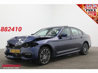krockskadad bil auto BMW 5-serie 530d Aut. xDrive High Executive M Sport H/K ACC Navi Clima Memory SHZ PDC 2017/6