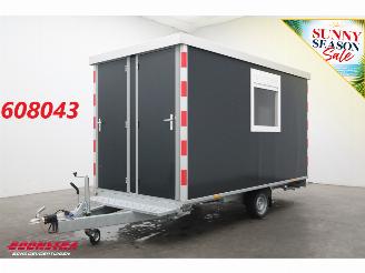 krockskadad bil aanhanger -  Harmsen Schaftkeet Toilet Snelverkeer 1.350 kg 400x203 NIEUW!! 2025/5