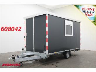 krockskadad bil aanhanger -  Harmsen schaftkeet snelverkeer 1.350 kg 400x203 NIEUW! 2025/4