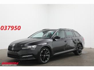 Vaurioauto  passenger cars Skoda Superb Combi 2.0 TDI 200 PK DSG Sportline 4X4 LED ACC Memory Virtual Camera LRHZ SHZ 2023/8