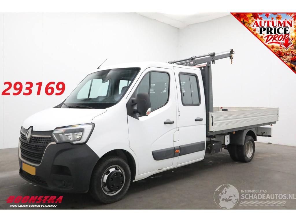 Renault Master 2.3 dCi 145 DoKa Hiab Kran Navi Airco Cruise 22.587 km!