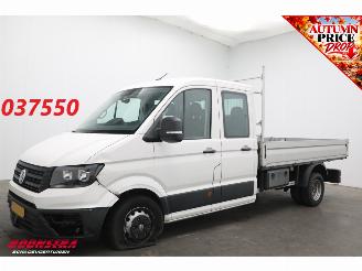krockskadad bil bedrijf Volkswagen Crafter 2.0 TDI 165 PK DL Pritsche DoKa 7-Pers. Navi Airco Cruise AHK 2024/5