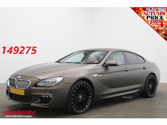 damaged passenger cars BMW 6-serie Gran Coupé 650xi M-Sport H/K 360° Memory LRHZ SHZ 134.377 km! 2014/3