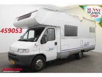 krockskadad bil camper Dethleffs  Globetrotter Esprit 2.5 TDI Luifel Hefbed Dwarsbed Douche 1998/6