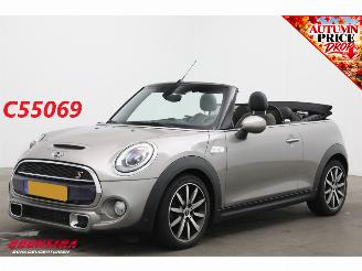 skadebil auto Mini Cabrio 2.0 Cooper S Aut. Chili Serious Business H/KCruise Clima Leder SHZ 59.827 km! 2016/6