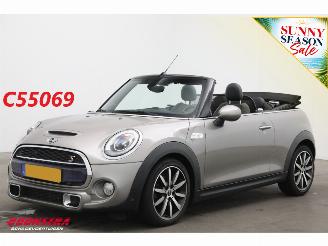 Voiture accidenté Mini Cabrio 2.0 Cooper S Aut. Chili Serious Business H/KCruise Clima Leder SHZ 59.827 km! 2016/6