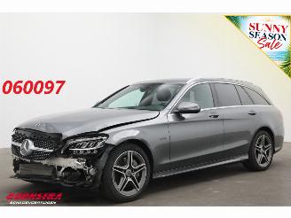 skadebil auto Mercedes C-klasse Estate 300 e Business Solution AMG ACC Navi Clima Apple/Android Camera PDC AHK 2020/11