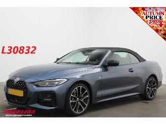 krockskadad bil auto BMW 4-serie Cabrio 430i xDrive HE M-Sport ACC H/K LrHZ StzBel. SHZ Memory Virtual Camera 2022/8