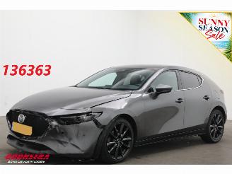 krockskadad bil auto Mazda 3 2.0 e-SA-X M Hybrid 180 Luxury HUD Bose ACC Navi Clima Leder SHZ LrHZ Apple/Android Camera PDC 2020/2
