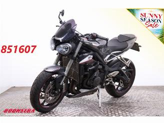 skadebil motor Triumph Street Triple RS ABS Yoshimura Lap Timer 2017/9