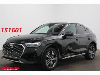 Unfallwagen Audi Q5 Sportback 50 TFSI e DSG quattro Competition S-Line Virtual Apple/Android Leder Memory SHZ AHK 2023/7