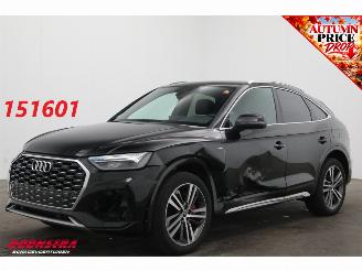 krockskadad bil auto Audi Q5 Sportback 50 TFSI e DSG quattro Competition S-Line Virtual Apple/Android Leder Memory SHZ AHK 2023/7