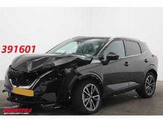 Vaurioauto  passenger cars Nissan Qashqai 1.3 MHEV Xtronic Business Executive ACC Navi Clima SHZ LrHZ Leder Memory Apple/Android Camera PDC 2024/2