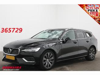 uszkodzony samochody osobowe Volvo V-60 2.0 T8 Twin Engine AWD R-Design Pano Navi Virtual Memory Leder SHZ LrHZ Camera PDC AHK 2019/12