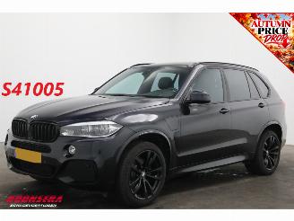 krockskadad bil auto BMW X5 xDrive40e M-Sport HUD Pano Navi Leder Memory SHZ 360° PDC 2015/12
