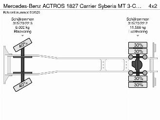 Mercedes Actros 1827 Carrier Syberia MT 3-Compartimenten picture 49