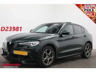 Damaged car Alfa Romeo Stelvio 2.0 T AWD Sprint Pano ACC Memory Leder SHZ LrHZ Navi Apple/Android Camera PDC 2022/2