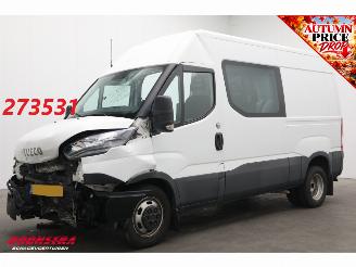 krockskadad bil bedrijf Iveco Daily 35C18 DoKa DC Cruise Airco AHK 2019/3