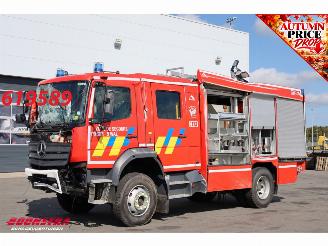 uszkodzony ciężarówki Mercedes Atego 1730 AF 4X4 Feuerwehr Ziegler 13.445 km! 2023/11