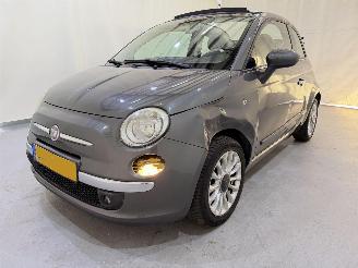 Voiture accidenté Fiat 500C 0.9 TwinAir Lounge Airco 2012/8