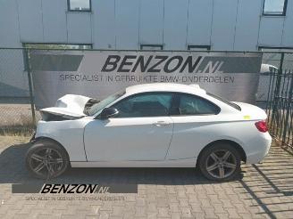 Vrakbiler auto BMW 2-serie 2 serie (F22/F87), Coupe, 2013 / 2021 218i 1.5 TwinPower Turbo 12V 2016/9