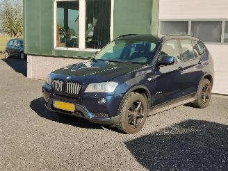 uszkodzony samochody osobowe BMW X3 X-Drive 2.0i Blake Line Aut. Trekhaak 2013/5