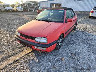 demontáž osobní automobily Volkswagen Golf 3 Cabrio 1.8 Rood LP3G Onderdelen ABS Motor 1994/5
