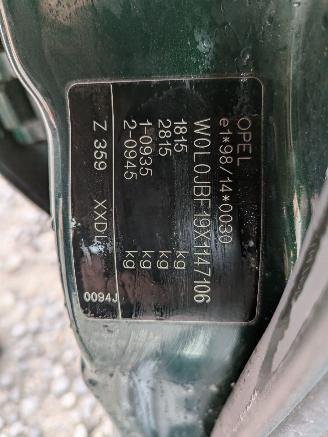 Opel Vectra B 1.6 X16XEL Groen Z359 picture 16