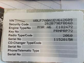 Vrakbiler auto Opel Vivaro Vivaro, Van, 2000 / 2014 2.0 CDTI 2012/1