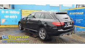 Salvage car Mercedes C-klasse C Estate (S205), Combi, 2014 / 2021 C-180 1.6 16V BlueEfficiency 2017/10