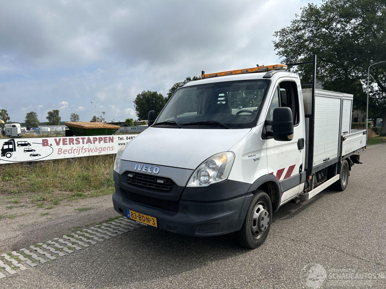 Iveco Daily 50C14G openlaadbak AARDGAS (CNG) categorie C rijbewijs, airco