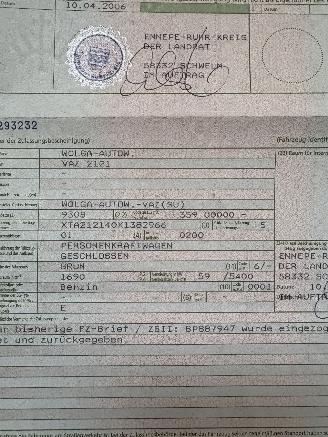 Lada Niva 1.7 4x4 Benzine (merk WOLGA-AUTOW. Type VAZ 2121 op kenteken) picture 43