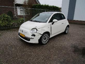 damaged passenger cars Fiat 500 Twin Air Navi Airco 2011/10