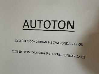 damaged Audi A1 AUTOTON  GESLOTEN DONDERDAG 9-5 T/M ZONDAG 12-05  CLOSED FROM THURSDAY 9-5- UNTILL SUNDAY 12-05