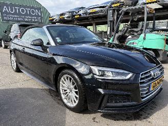 Unfallwagen Audi A5 2.0 TFSI 185KW Autom. Quattro S-Line Cabriolet Leer Led Xenon 2018/2