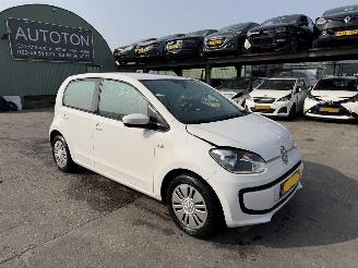 Voiture accidenté Volkswagen Up! 1.0 44KW Move Up Airco 5-Drs Bleumotion NAP 2012/12