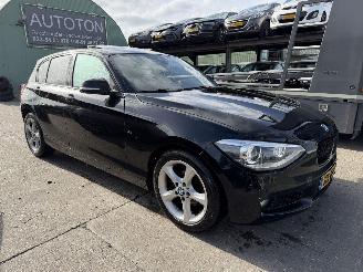 skadebil auto BMW 1-serie 118i 125KW Clima Navi Schuifdak Led Xenon Business 5-Drs 2012/1