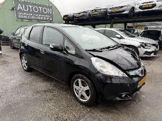 krockskadad bil auto Honda Jazz 1.4 Hybrid Pano Clima Leer Exclusive 2012/8