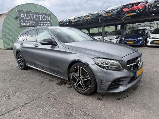 skadebil auto Mercedes C-klasse 220D 143KW Autom. 4Matic Sfeerverlichting Clima Navi Led Camera 2020/3
