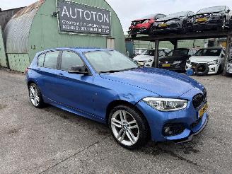 Schadeauto BMW 1-serie 118i 100KW Clima Navi Led M-Pakket Executive 5-Drs NAP 2016/8