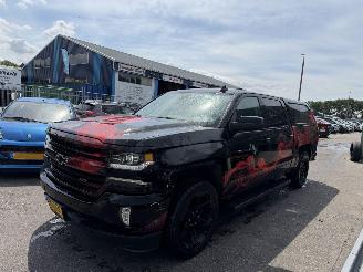 krockskadad bil bedrijf Chevrolet Silverado 5.3 V8 265KW Autom. Schuifdak Clima Navi Led Xenon Huif LPG 2016/11