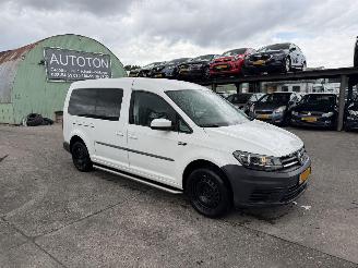 Voiture accidenté Volkswagen Caddy maxi 1.4 TGI 81KW Clima 5-Pers Rolstoelvervoer NAP 2018/4